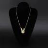 Topgrillz Miami Bad Bunny Pendant Necklace Iced Out AAA Cubic Zirconia Bling Men039S Women Hip Hop Rock Jewelry Y2009185111461