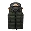 Riinr nouveaux hommes vestes sans manches gilet hiver hommes chaud coton gilet homme décontracté épaissir gilet manteaux décontractés 201119