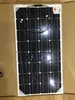 유연한 100W 태양 전지 패널 단결정 키트 완료 캠핑 충전기 12V 24V 컨트롤러 광전지 자동차 RV 요트 홈