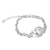 Fashion Snap Jewelry Chain Snap Button Bracelet With Lobster-claw-clasps Fit 12mm Diy For Wom bbyRwU