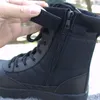 가을 겨울 남성 사막 전술 군사 망 안전 Swat 군대 부츠 방수 작업 신발 발목 전투 부츠 Y200915