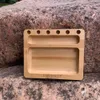 Three Angle Wood Rolling Tray 131*151 mm Handmade Wood Rolling Machine Tobacco Smoking Accessories Tray Grinder Tray Cigarette Maker