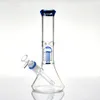 Tubería de agua de vidrio para cachimbas de 11,2 "+ Tazón gratis Base de 4,7" Diámetro 19 mm Altura hembra colgador de banger Nail Dab Oil Rig 1240