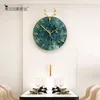 Nordic Elch Stille Metall Dekorative Swingable Wanduhr Moderne Design Uhr Wohnzimmer Home Decor Weihnachten Dekoration Geschenke 201125