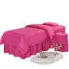 4 pçs de alta qualidade conjuntos cama salão beleza massagem spa lençóis grossos lençóis colcha massagem spa fronha conjunto capa edredão c9083586