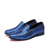 New Fashion Simplicity Men Loafers Genuine Leather Solid Weave Men Shoes Formal Slip on Party Dress Shoes