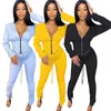 Haoyuan Sexy dois peça definir jumpsuit com decote em v pescoço + empilhados leggings mulheres outfits moda streetwear 2 peça conjuntos de correspondência 201007