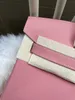 30cm luxury purse handmade quality pink color epsom leather wax line stitching gold and silver hardware whole also have 272E