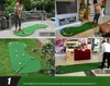 غولف داخلي وضع Mini Greens Home Practice Portable Portable Office Office Kit Mat Hitting Pad Golf Training Aid1514925