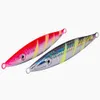 Top Quality 5 color 13.5cm 200g sinking metal lures The slow cranking iron plate lead fish, boat sea fishing luminous lure iron plates