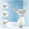 CkeyiN V Shaped Liting Device Slimming Face Tightening Machine Red Light Therapy Neck EMS Massager Removal Double Chin 2112311483233