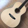 Anpassad hög kvalitet OOO15 All Solid Wood Acoustic Guitar Ebony Fingerboard och Bridge Support OEM Logo