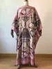 Ethnic Clothing Style Classic Design African Women Dashiki Nigeria Fashion SILK Print Loose Dress Free Size 130x130cm