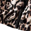 Emmababy frete grátis 1-7years meninas leopard tops outfits algodão crianças luva de manga comprida outono winter roupas 201208