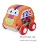 Bebek Oyuncakları 9 12 Ay Up Peluş Araba Oyuncak Pull-Geri Araç Yumuşak Bebek Oyuncak Seti 4 Arabalar 1 Yıl Erkek Bebek Oyuncakları 201224