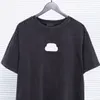 2022ss Sweatshirt sand sommar ny högkvalitets bomullstryck kortärmad rundhalspanel T-shirt Oversize Färg: svart vit trt4