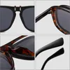 Soei vintage redondo steampunk flip lente separável óculos de sol feminino marca designer duplo óculos moda masculina óculos de sol 11545238