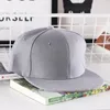 Vanlig hiphophatt Vuxna Damer Herr Justerbar Snapback Sommar Flatbrättad basebollkeps Sport Solskydd Svart Röd Blå Gul Rosa Lila Beige Grön Camo 22 färger