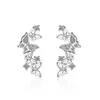 Stud Anenjery 925 Sterling zilveren sieraden Koreaanse vlinderdie Zirkoon oorbellen voor vrouwen Pendientes Oorbellen Brincos S-E3551