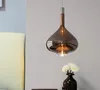 Postmodern yaratıcı cam Nordic restoran kolye lamba yatak odası başucu basit kişilik kolye ışıkları