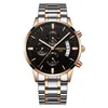 Orogio Masculino Men Klockor Berömd Toppmärke Mäns Mode Casual Dress Watch Nibosi Militär Quartz Armbandsur Saat Shipping