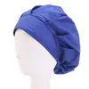 Fashion Cotton Bonnet Adjustable Nurse Bouffant Hat Head Cover Unisex Scrub Cap
