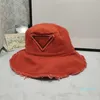 fashion Bucket hat men's and women's fashion street hip hop canvas fisherman cap high quality 4 colors good