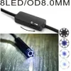 WIFI Endoscope Camera HD 720P 8mm Lens Wireless Inspection Soft Cable Waterproof Borescope For Android IOS Phone Mac Endoscope 1M 3M 5M