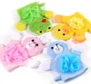 4Colors Animals Style Shower Wash Cloth Towels Cute Children Baby Shower Bath Towel Bathing Sponge Body Scrub Glove Bathing1043461