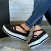 Sandales 2022 chaussures pour femmes baskets boucle plate-forme à talons hauts femmes décontracté Tenis Feminino Zapatos De Mujer