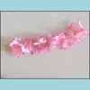 Hurtownie 30 cm Rattan Strip Wisteria Sztuczny Kwiat Winorośl Dla Wedding Home Party Kids Room Decoration DIY Craft Fałszywe Kwiaty Drop