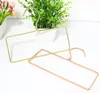 Fashion Rose Gold Hangers For Clothes Scarf Towel Drying Storage Organizer Rack Adult And Children Hanger RRF13507