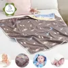 Coperta neonato Asciugamano da bagno morbido fasciatoio Set biancheria da letto per bambini in cotone trapunta avvolgente per bambini 6 strati di garza per 0- LJ201014