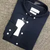 Herbst/Winter Herren Polos -Shirt Oxford Langarm Crocodile Hemd Männer sticken hohe Qualität