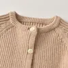 Maglione pagliaccetto lavorato a maglia primavera inverno tuta neonato manica lunga neonata pagliaccetto lana neonato vestiti capispalla 2011277946014