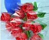 RED 100P HOT 30cm/11.8inch Silk Artificial Simulation Flower Peony Rose Camellia Wedding Single Rose household products decorations party