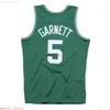 100% sömda Kevin Garnett #5 2007-08 Hardwood Swingman Jersey XS-6XL MENS THOUSHBACKS Basketbolltröjor Billiga män kvinnor yo