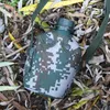 1L Outdoor Sport Wasserflasche Militär Camping Wasserflasche mit Beutel Kantine Flasche Camping Wandern Überleben Trinkkessel 201221