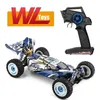 Wltoys 124017/124016 V2 محرك Brushless RTR 1/12 2.4G 4WD 75km/H RC CAR CARLICES هيكل معدني أون