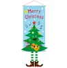 أحدث النماذج هي في كثير من الاحجام، 80X50CM الحجم، عيد الميلاد القماش معلقة، شجرة عيد الميلاد، العفريت شنقا، حزب جدار زخرفة القماش توريدها