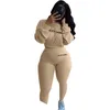 Lucky Label 2 Piece Set Women Crop Top Leggings Pants Sweet Knitted Stretch Jogger Outfit Fall Clothes Wholesale Dropshipping1