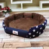 WHISM Elegante 3 tamaños Cama para perros cálida Esteras impermeables suaves para pequeños medianos Otoño Invierno Casa para mascotas Gato Cama Perro Y200330