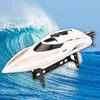 Modelo de navio de assalto dinâmico marinho em larga escala 2.4G 150m Remote Speed ​​Racing Boat 30km / h de alta velocidade RC Barcos de brinquedo vs 7014