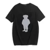 Fashion-New Men and Women Designer Trendy Fashion Bear Print Summer Cotton T-shirt, Casual Street Hip-Hop T-Shirt