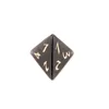 Natural Obsidian Loose Gemmstones grave Dongeons and Dragons Game-Number-Dice personnalisés Stone Role Pay