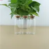 24pcs / lot 37 * 90mm 70ml Mini Glasflessen Opslag Tiny Jar Voor Spice Kurken Pittige Fles Candy Containers Injectieflacons met Cork Stopperhigh Qualtit