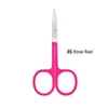 Mp044 Curved Head Eyebrow Scissor Makeup Trimmer Facial Hair Remover Manicure Nose Hair Scissor Nail Cuticle Tool