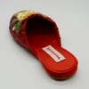 Veowalk handgemaakte vintage vrouwen slippers platte hak dames Chinese bling pailletten bloem zachte enige casual zomer buiten schoenen Y200423