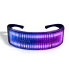 LED Bluetooth Lightemitting Glasses App 휴대 전화 연결 제어 동적 조명 MultiLanguage8560131