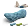 4D Mesh Lit Dormir Oreiller de soutien lombaire pour les dormeurs latéraux Grossesse Soulager la douleur du coccyx de la hanche Sciatique Chaise Coussin de dos de voiture 201226